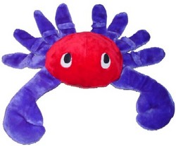 More Fun Plush Dog Toys: Crab Jumbo