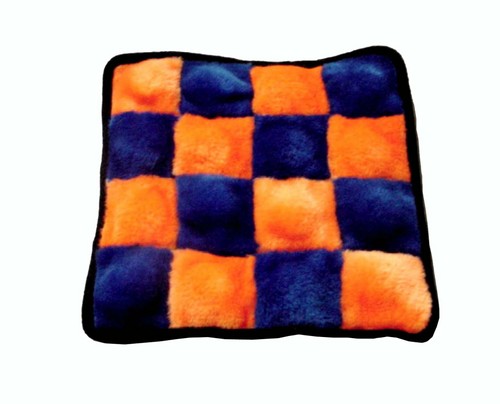Squeaker Mat Orange/Blue Large