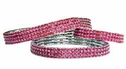 Rhinestone Collars: Rhinestone Collar Pink  extra small