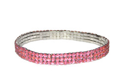 Rhinestone Collars: Rhinestone Collar Pink medium