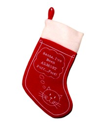 Christmas Stockings: Almost Purrfect Cat Stocking - Med
