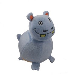 More Fun Plush Dog Toys: Ball Buddies Hippo