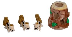 Interactive Dog Toys: Hide-A-Squuirrel Junior