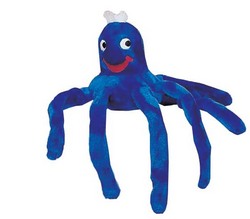More Fun Plush Dog Toys: Large Octopus