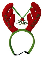Christmas Antlers & Headbands: Kiss me Antlers