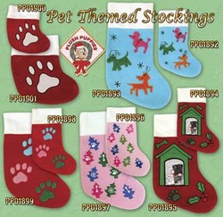Christmas Stockings: Stubby Paw Stocking - Med