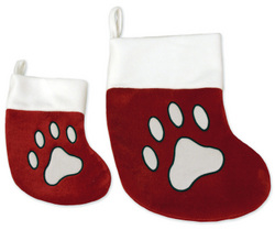 Christmas Stockings: Stubby Paw Stocking - Lge